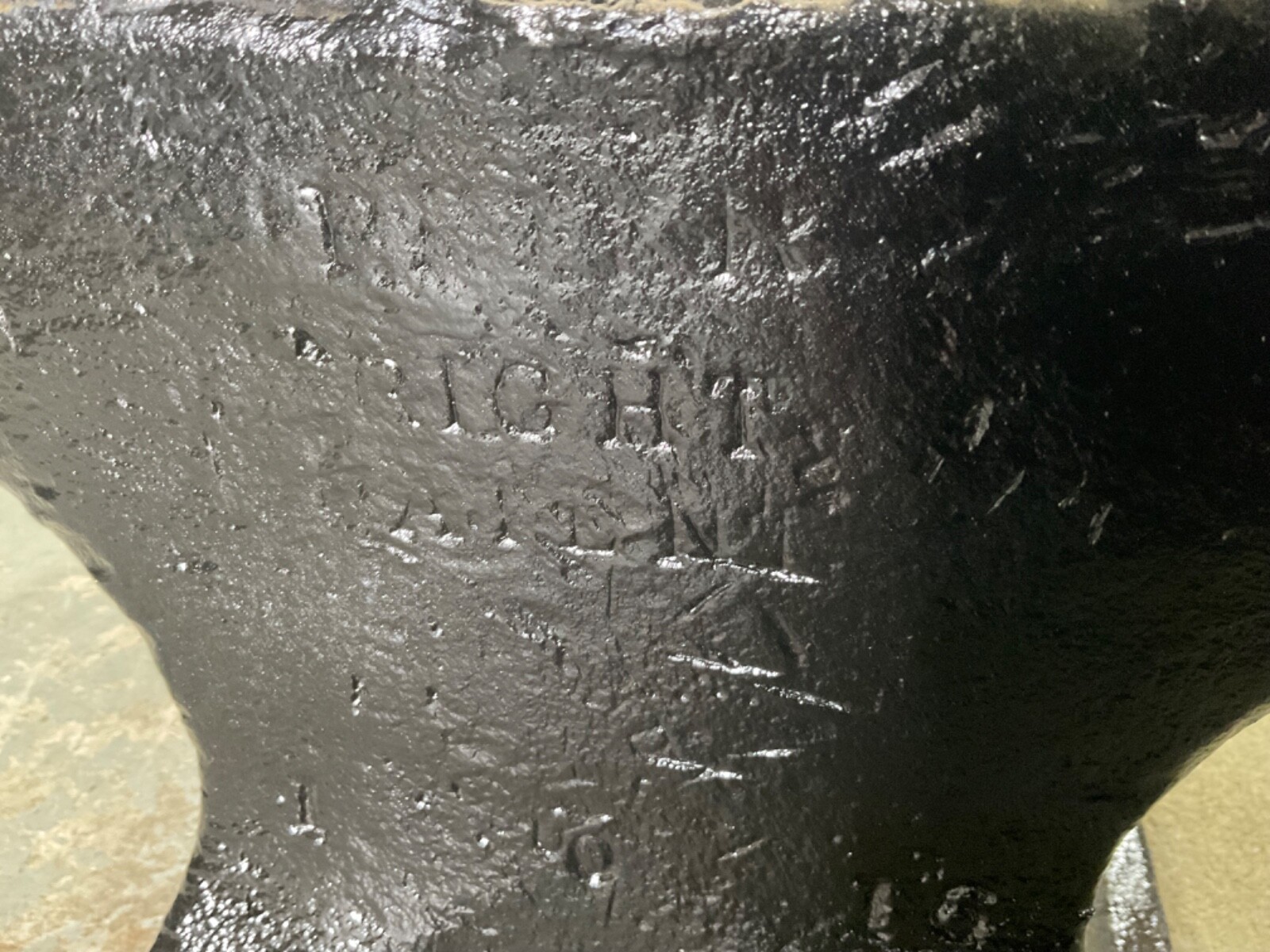 Vintage Blacksmith Anvil Peter Wright Anvil Blacksmithing Tools 128 lb L@@K!!!!!