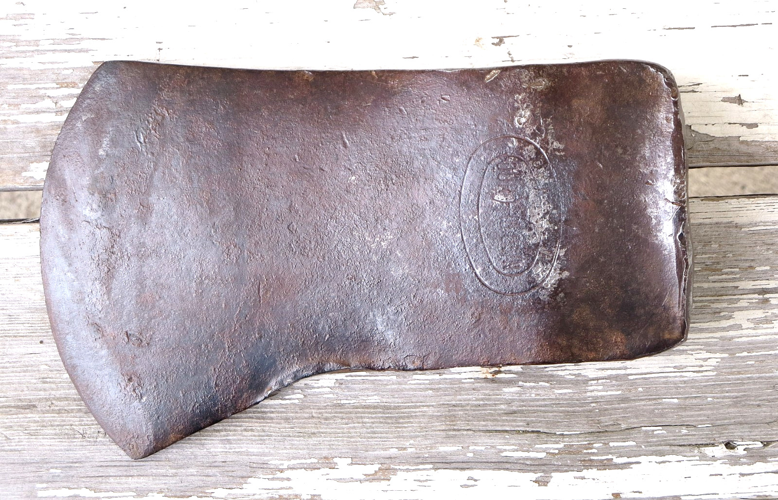 Antique Vintage OUR OWN HARDWARE ~ 3 1/2 lb. Single Bit Axe Head Made in USA