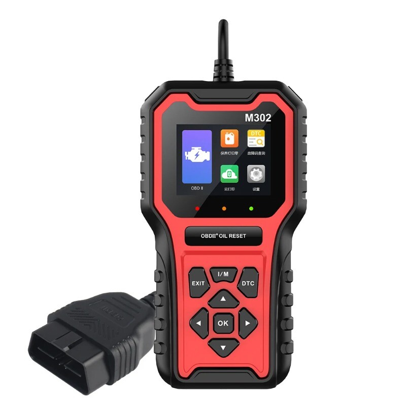 Code Reader Automotive Fault Diagnosis Tool Multi-language Car Accessories M302