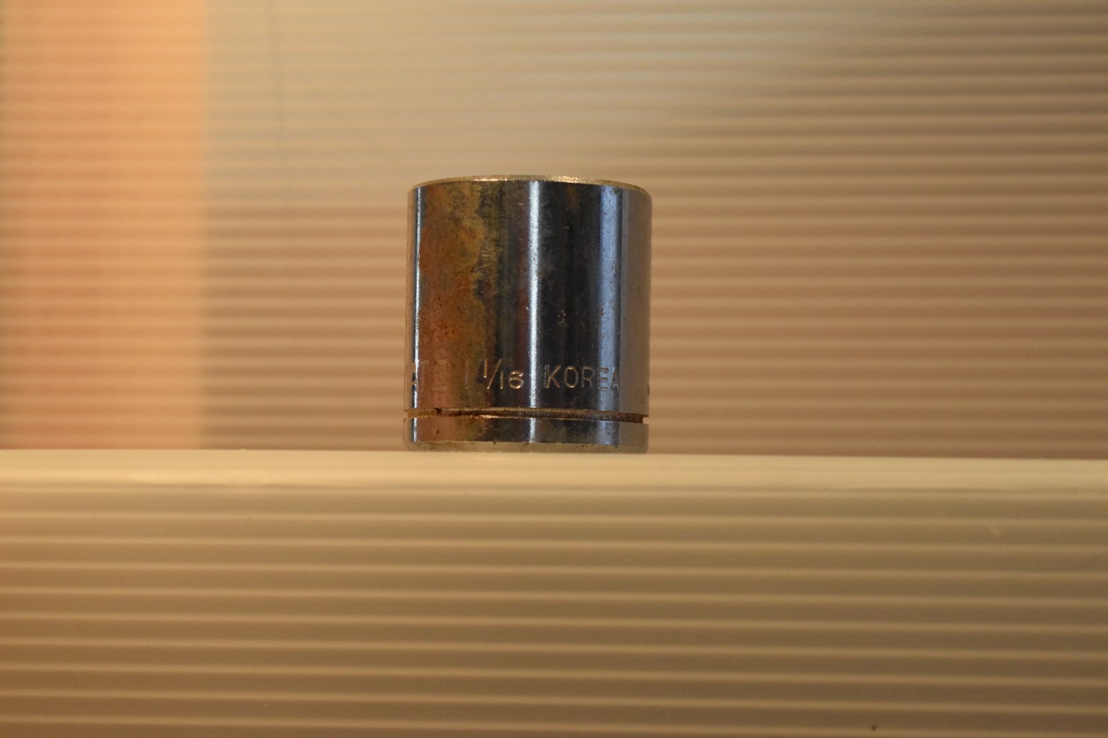 PRO MATE SIZE 1-1/16″ 12 POINT SOCKET 1/2″ DRIVE SAE MADE IN KOREA HAND TOOL