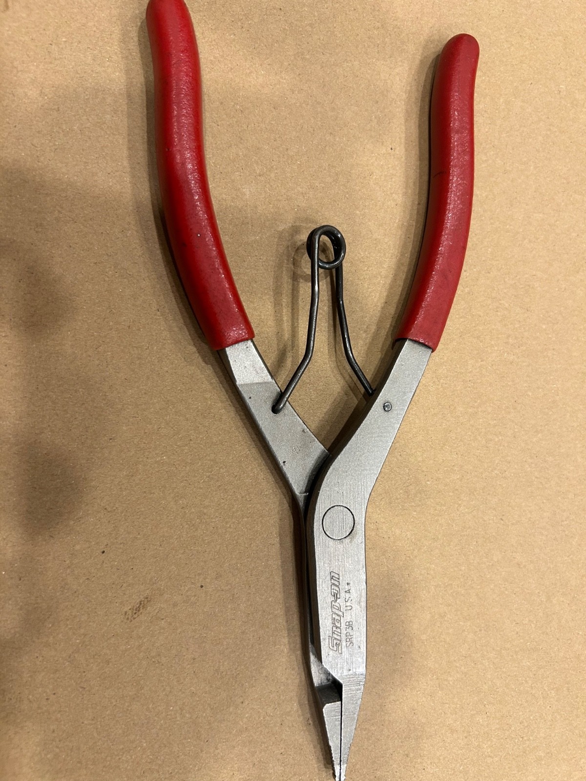 Snap-on SRP3B Spring-Loaded Straight Tip Transmission External Snap Ring Pliers