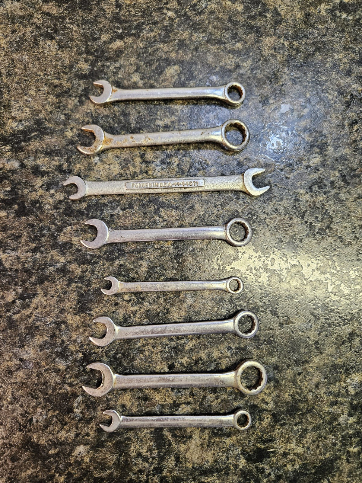 Mixed Lot of 8 Vintage Craftsman Combination Wrenches Various Sizes (Lot 994)