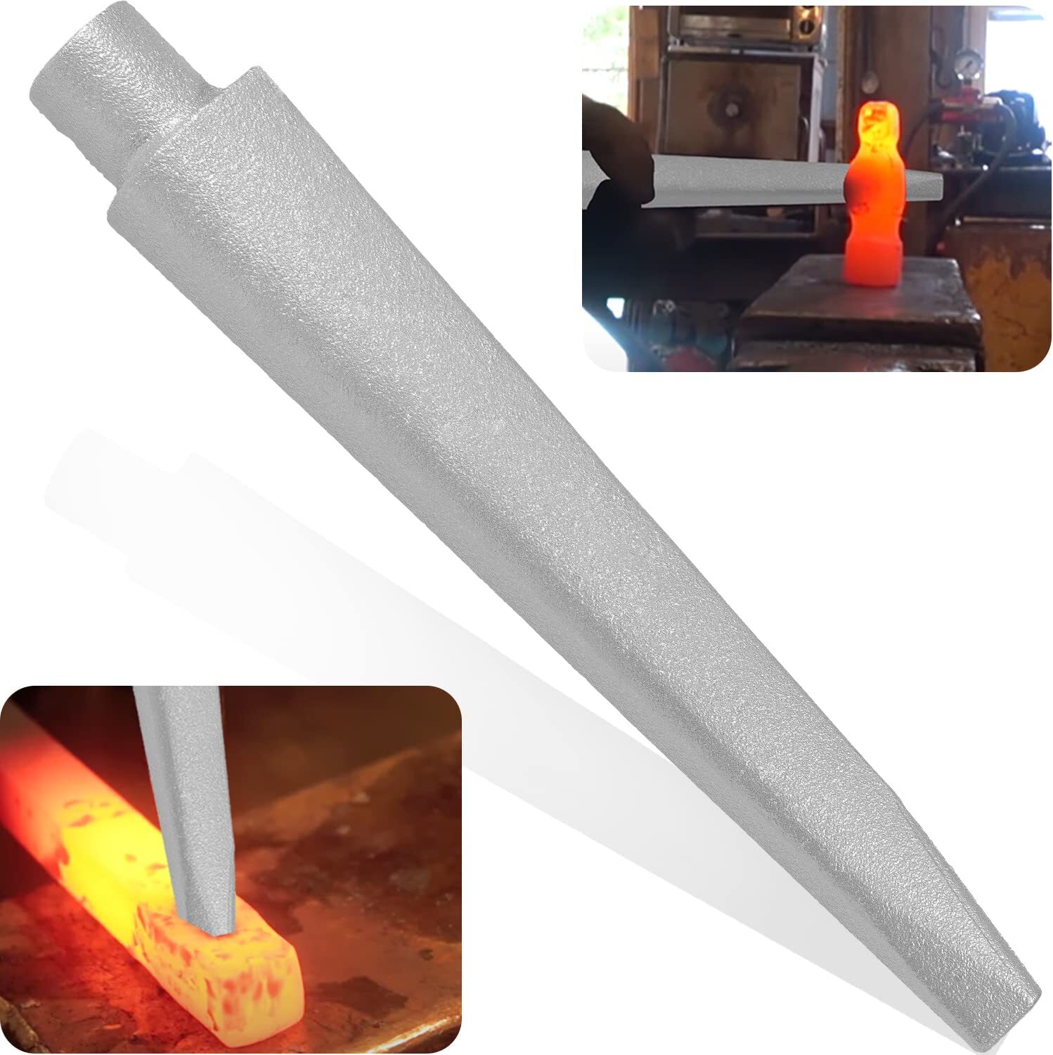 Tomahawk Eye Drift Mandrel Blacksmith Tool Axe Hammer Knife Drift Forging Tool