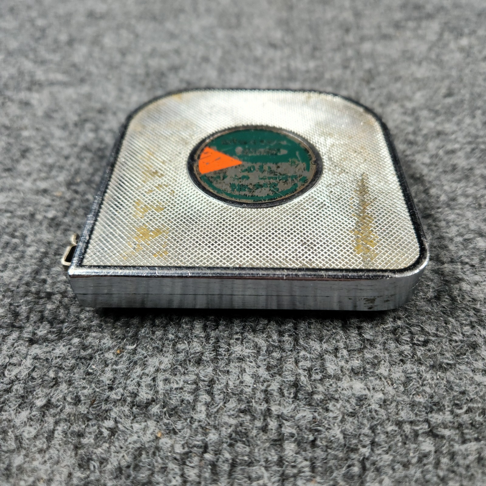 Vintage Disston Carlson HKP Star Chief No 550 50ft Steel Tape Measure Reel USA