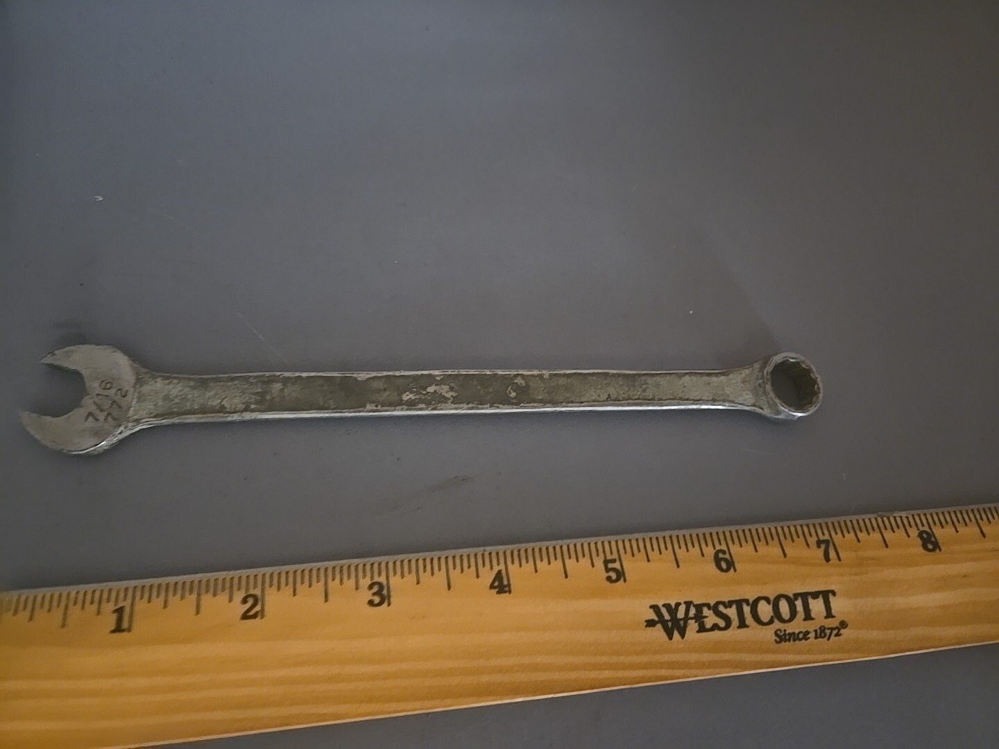 7/16″ Combination Wrench VINTAGE SUPER-QUALITY No.772 MADE IN USA