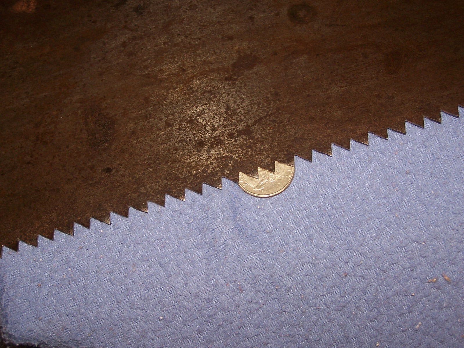 WM&B BAKEWELL & Co early J*B mark 28 in handsaw hand saw split nuts die stamp