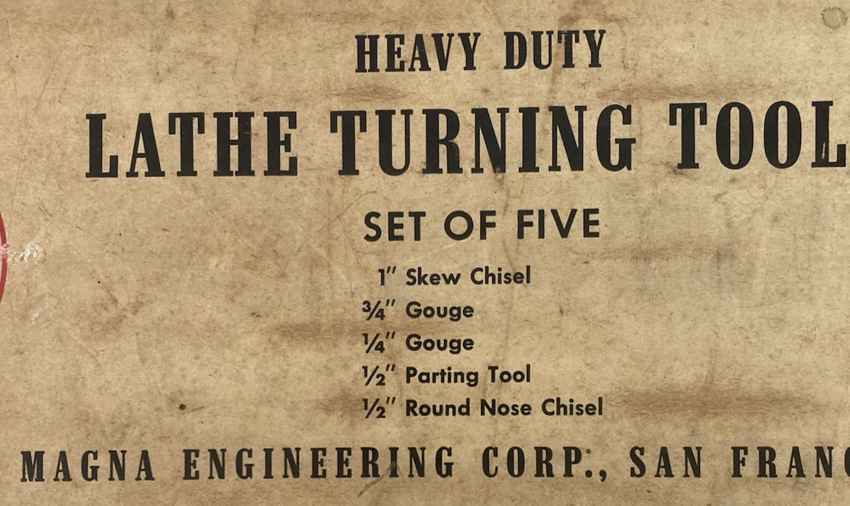 Shopsmith Lathe Turning Tools set #171-1X – Five (5) Turning Chisels