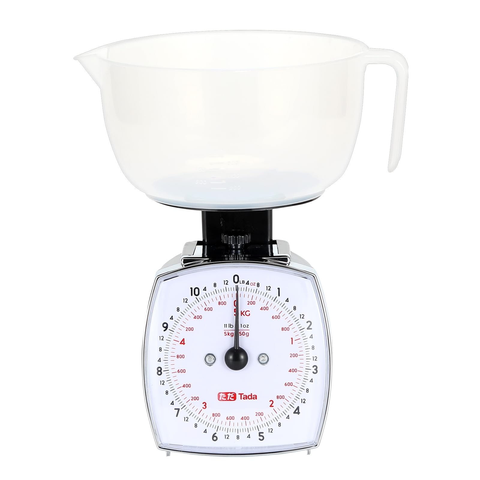 Tada 11lb Analog Food Scale Mechanical Dial Kitchen Scale, Removabl… Fast Ship