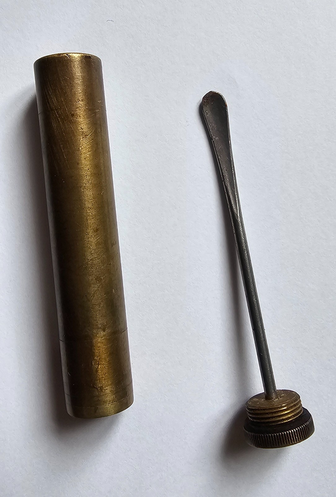 Oil Can Brass Oiler Bottle for Lee Enfield Rifle By HJ&S military crows foot