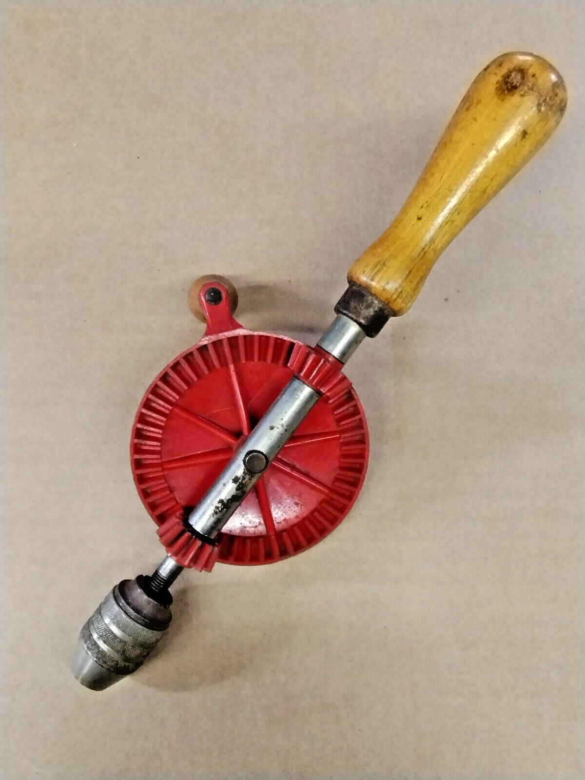 Vintage Companion Egg Beater Hand Drill Nylon Gears Made in USA Sears Roebuck