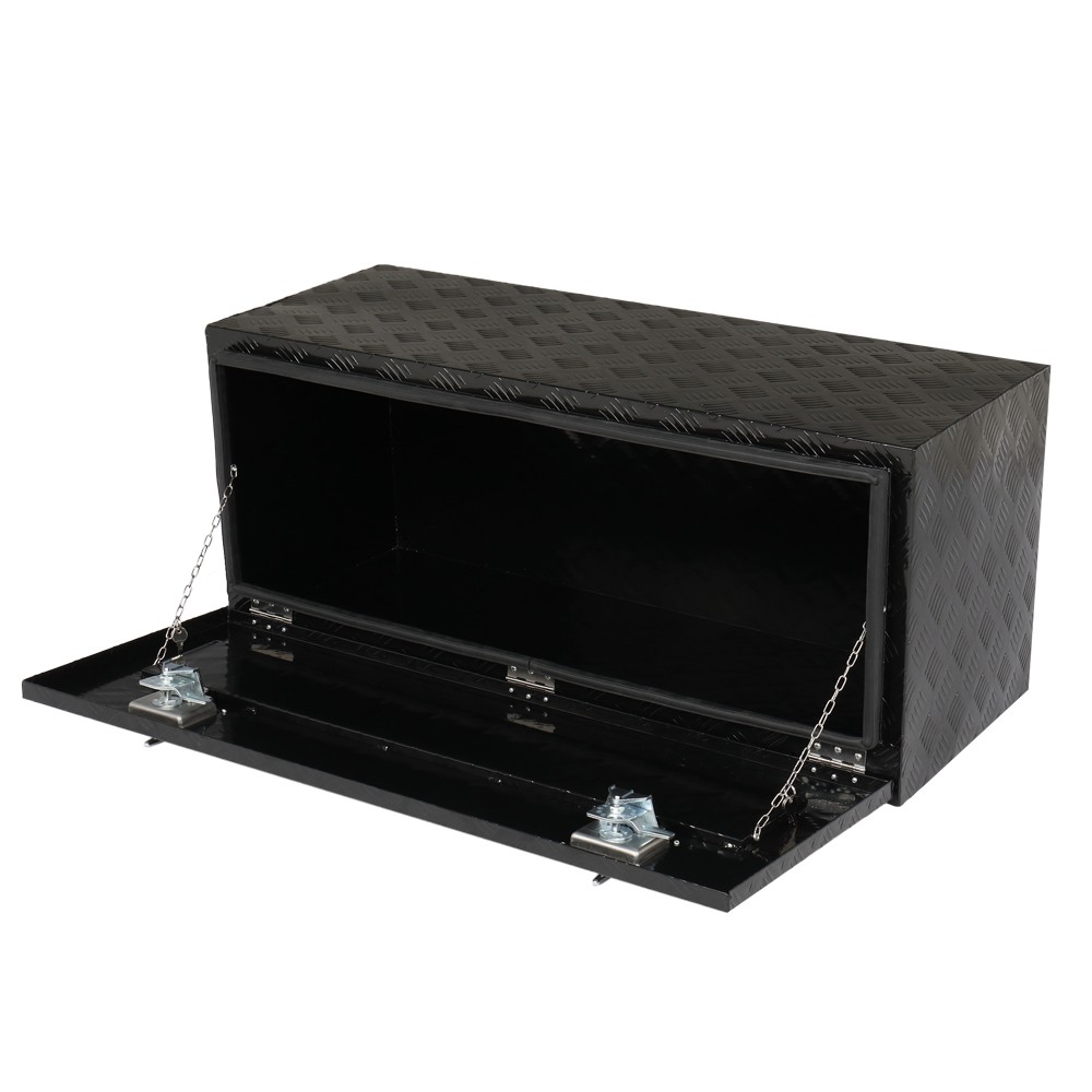 42″ Aluminum Under Body Toolbox 5 Bar Tread Black