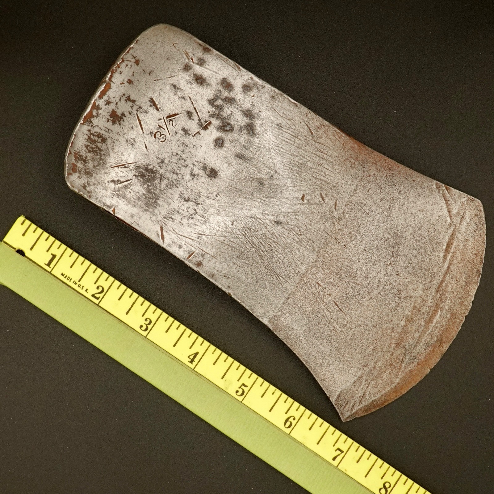 Vintage Vaughan Super Steel Single Bit Axe Head 3 pounds 6 ounces