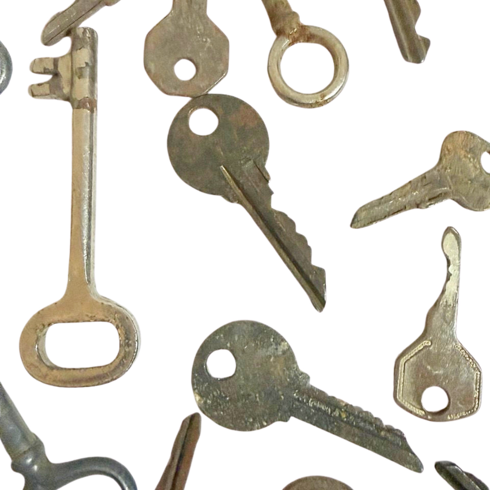 Lot of 83 Vintage Soviet Keys Door Lock Antique Metal Key Old Locksmith Parts