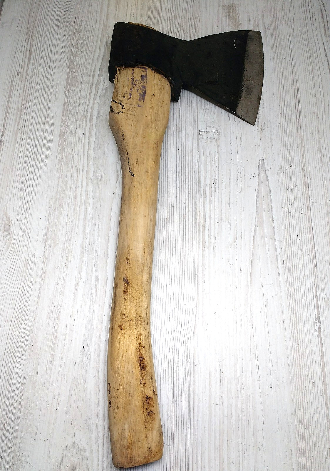 USSR AXE 1964 Document ZIK Hatchet Genuine Military Forged Rare NOT USED