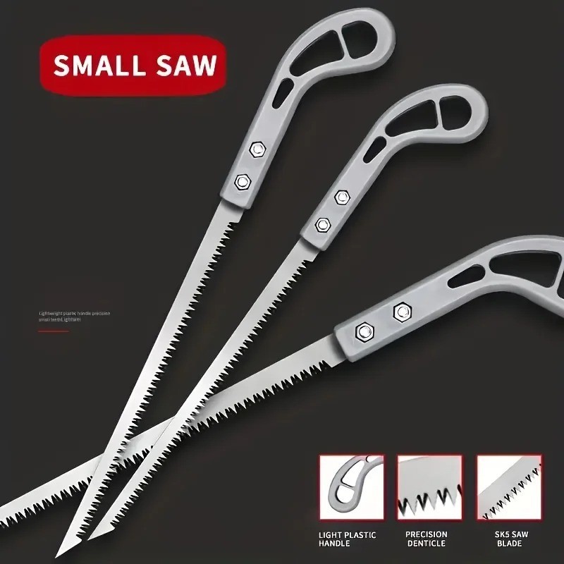 Handsaw Garden Saw SK5 Steel Saw Tools W/ Wooden Handle Woodworking Saw 340mm Co