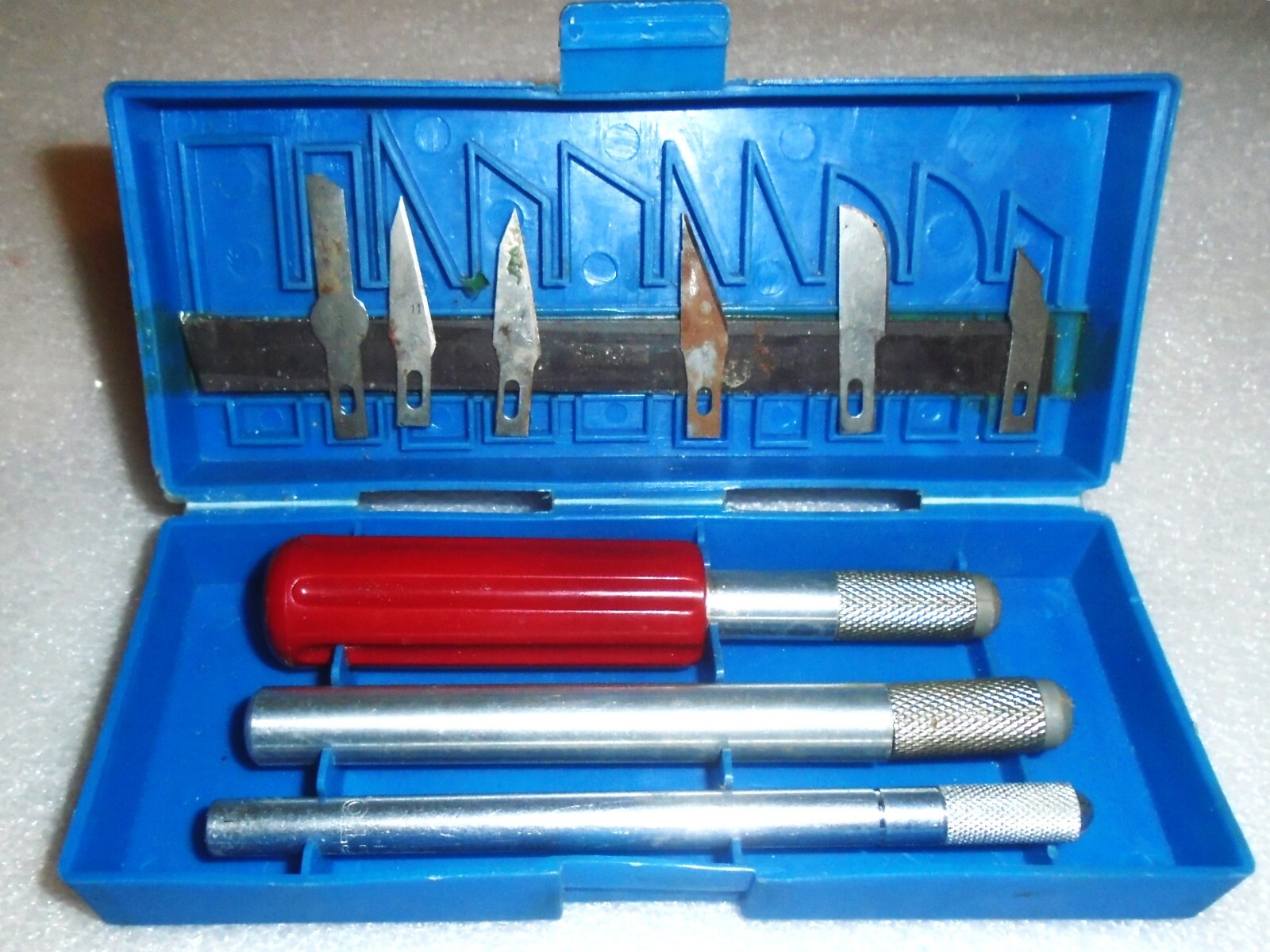 Vintage X-ACTO Knife Set, Made In USA, 3 Different Knives With Assorted Blades