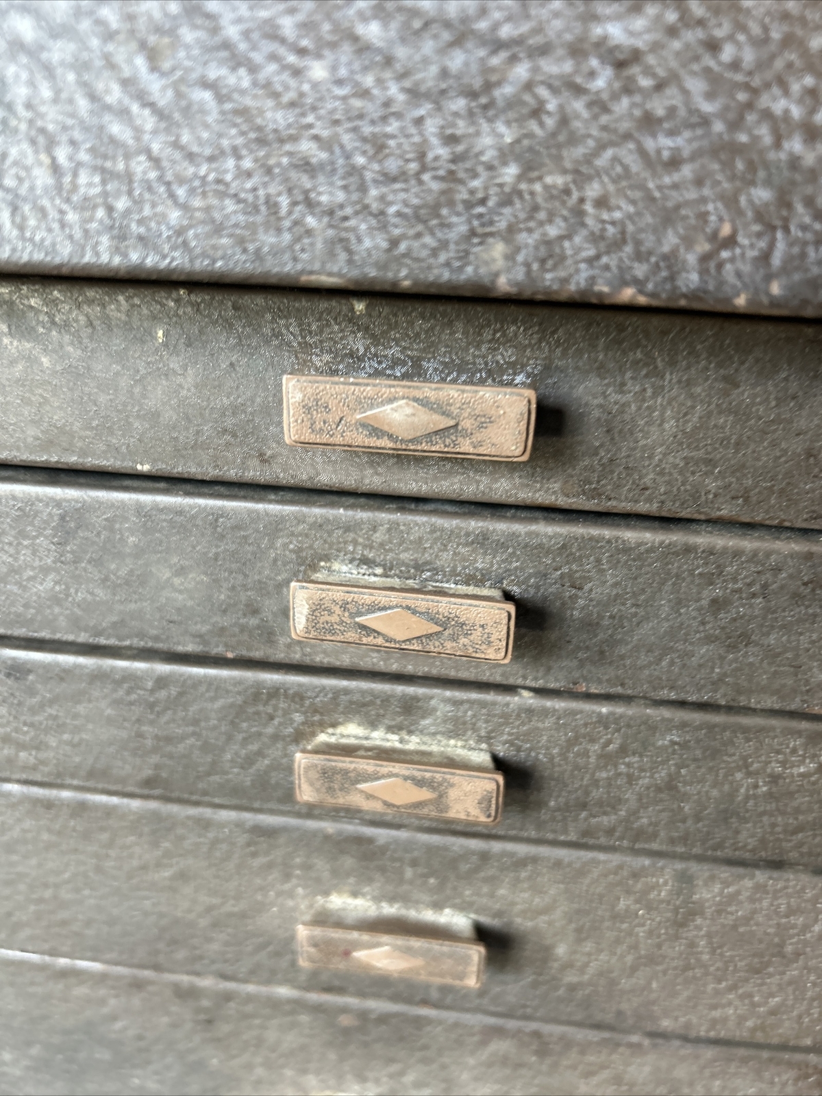 Vintage Kennedy Tool Box Machinist 7 Drawer Chest Key Early Model 520 No Key