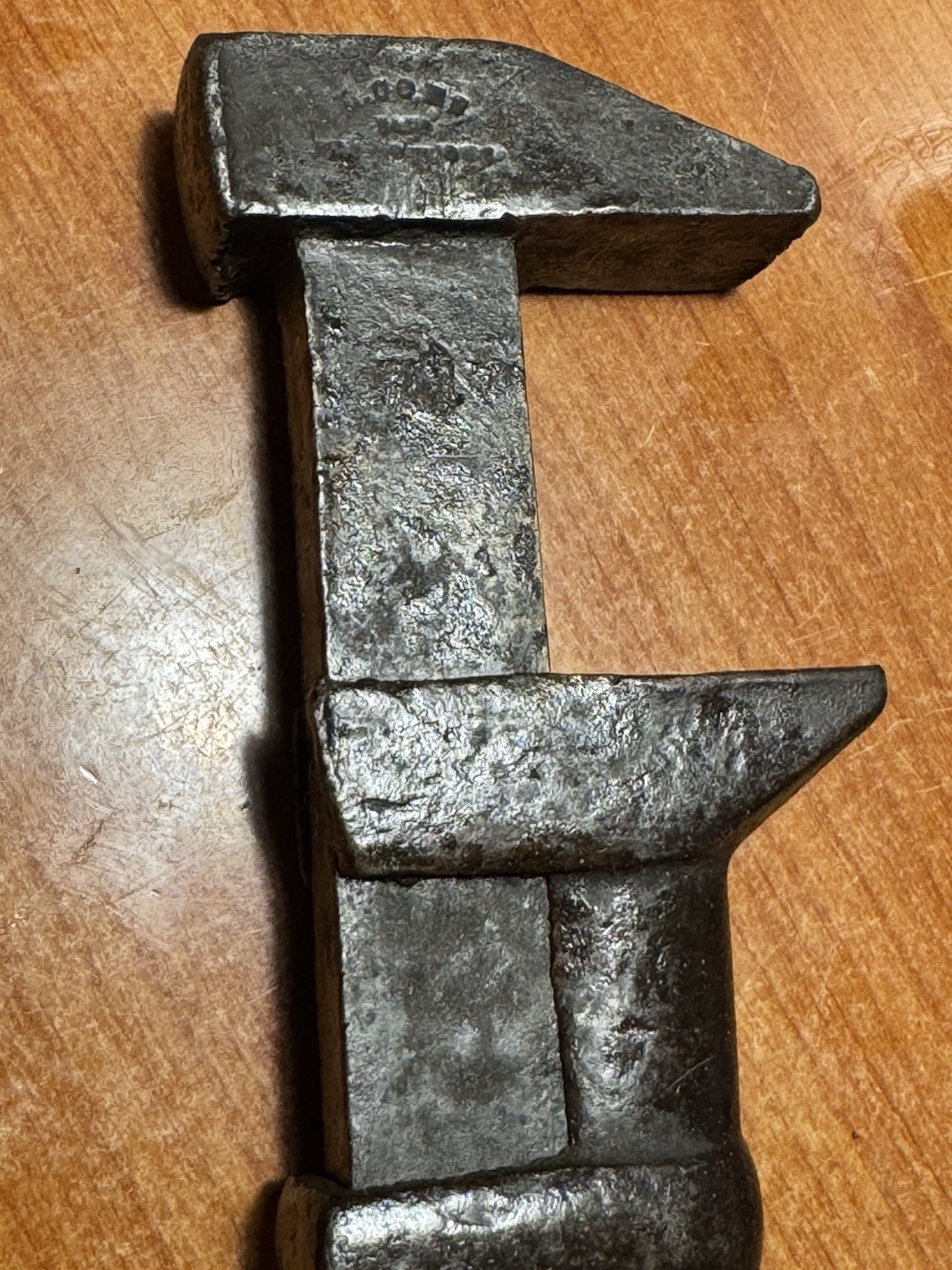 Vintage Coes 10 1/2″ Railroad Monkey Wrench Metal and Wood r3s3