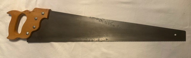 Vintage Stanley 26″ Handsaw- No.39-308-Made In U.S.A.-Wooden Handle W/4 Bolts