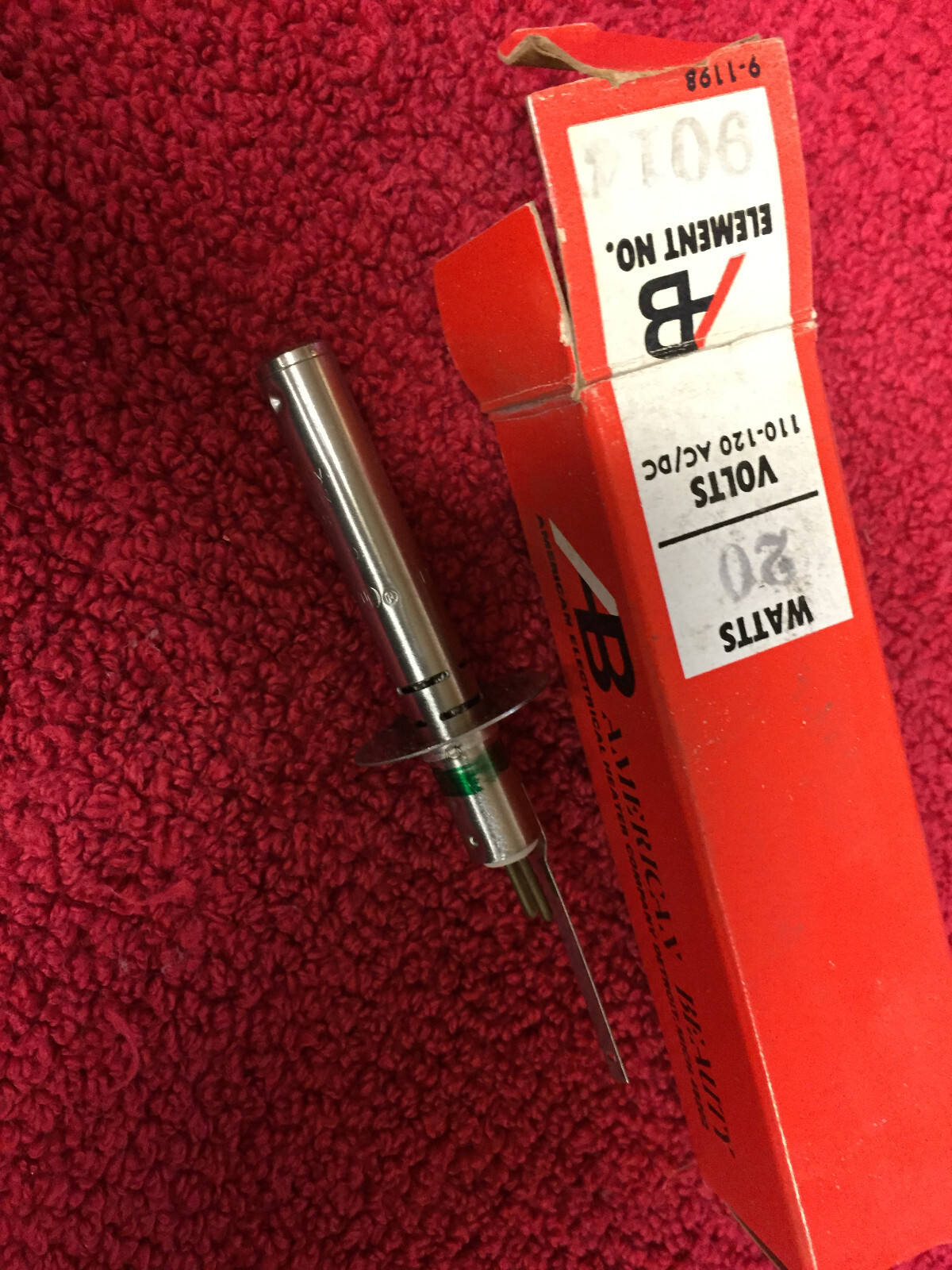 9014 AMERICAN BEAUTY HEATING ELEMENT 20 WATT 110-120V NOS