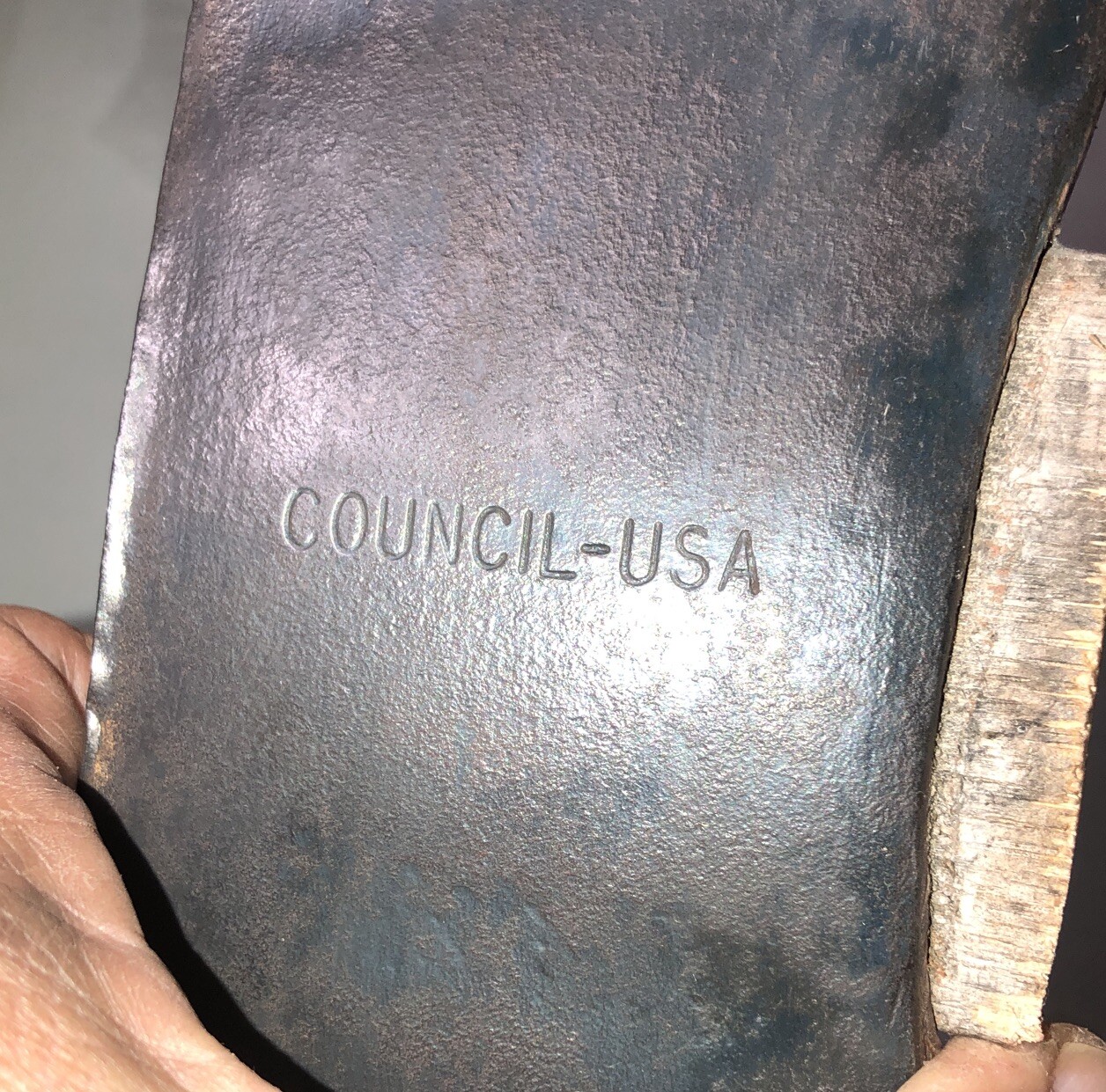 VINTAGE COUNCIL USA DOUBLE BIT AXE HEAD 3lb 12Oz 10.5” Long