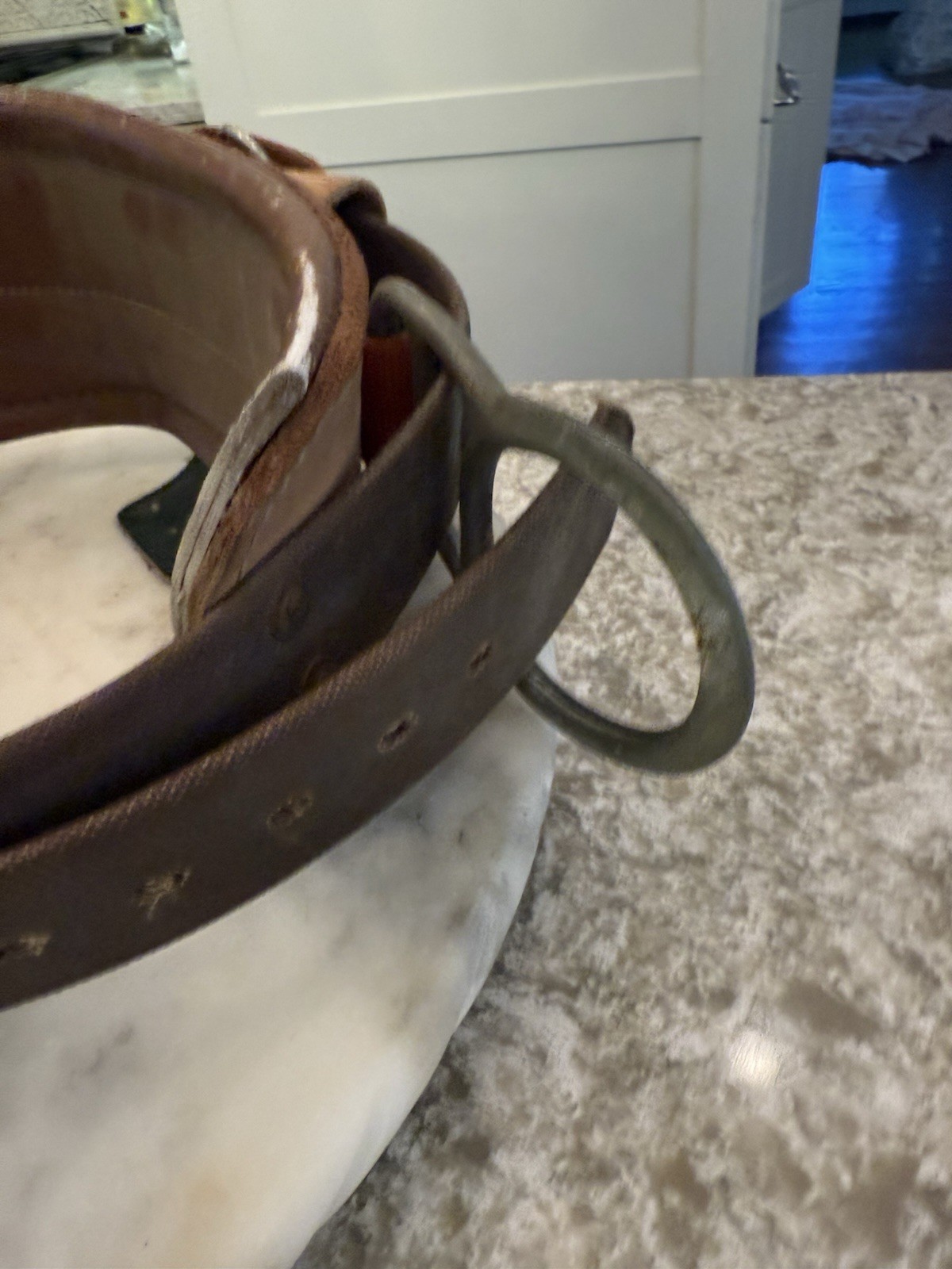 Vtg Klein Tool Belt Electrician 5249n19 Size 34-42 Leather 115487