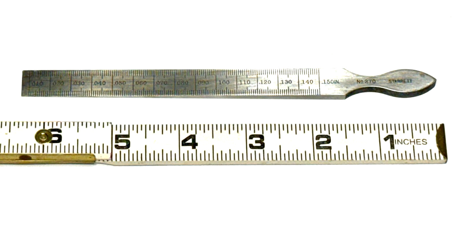 Vintage Starrett No. 270 Taper Gage 0.010″ – 0.150″ Machinist Measuring Tool USA