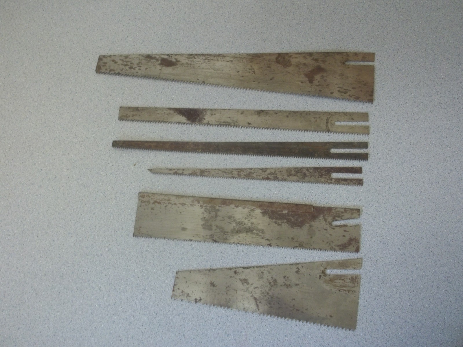 Multiple blades hand saw Foreign DBGM West Germany 6 blades and handle