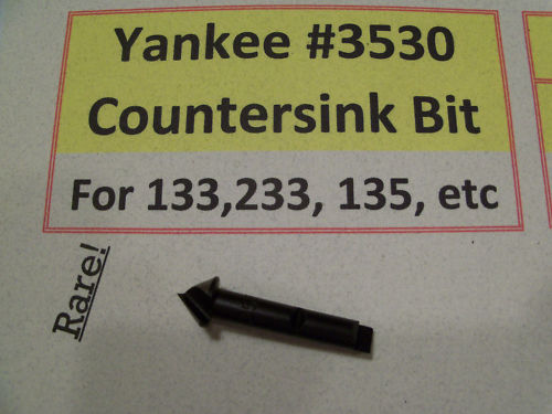 Stanley Yankee 3530 Countersink Bit 133 233 135 Fits Craftsman North Bros