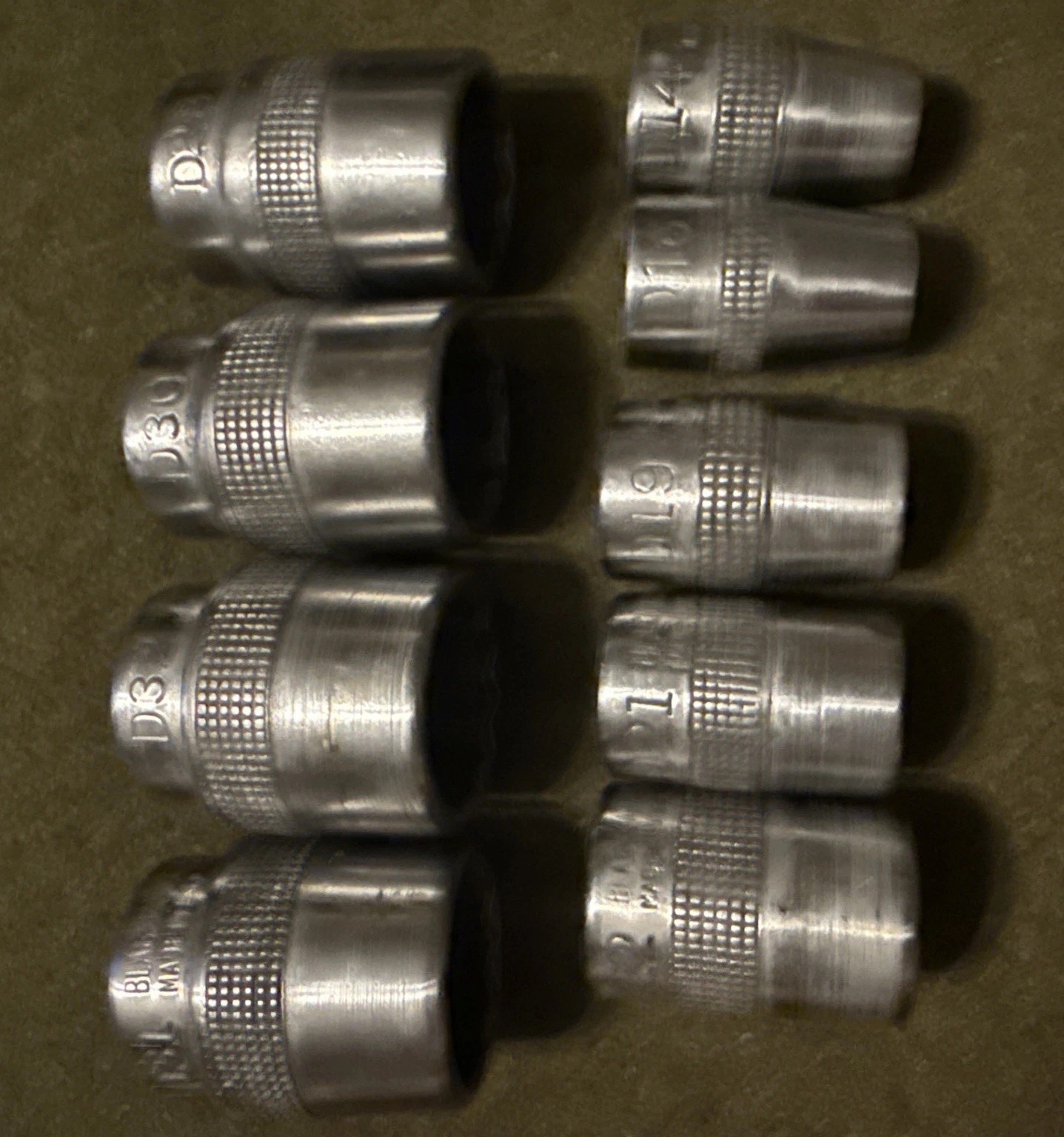 Vintage Early Blackhawk Tools 1/2″ Drive Socket Set USA 🇺🇸 Excellent