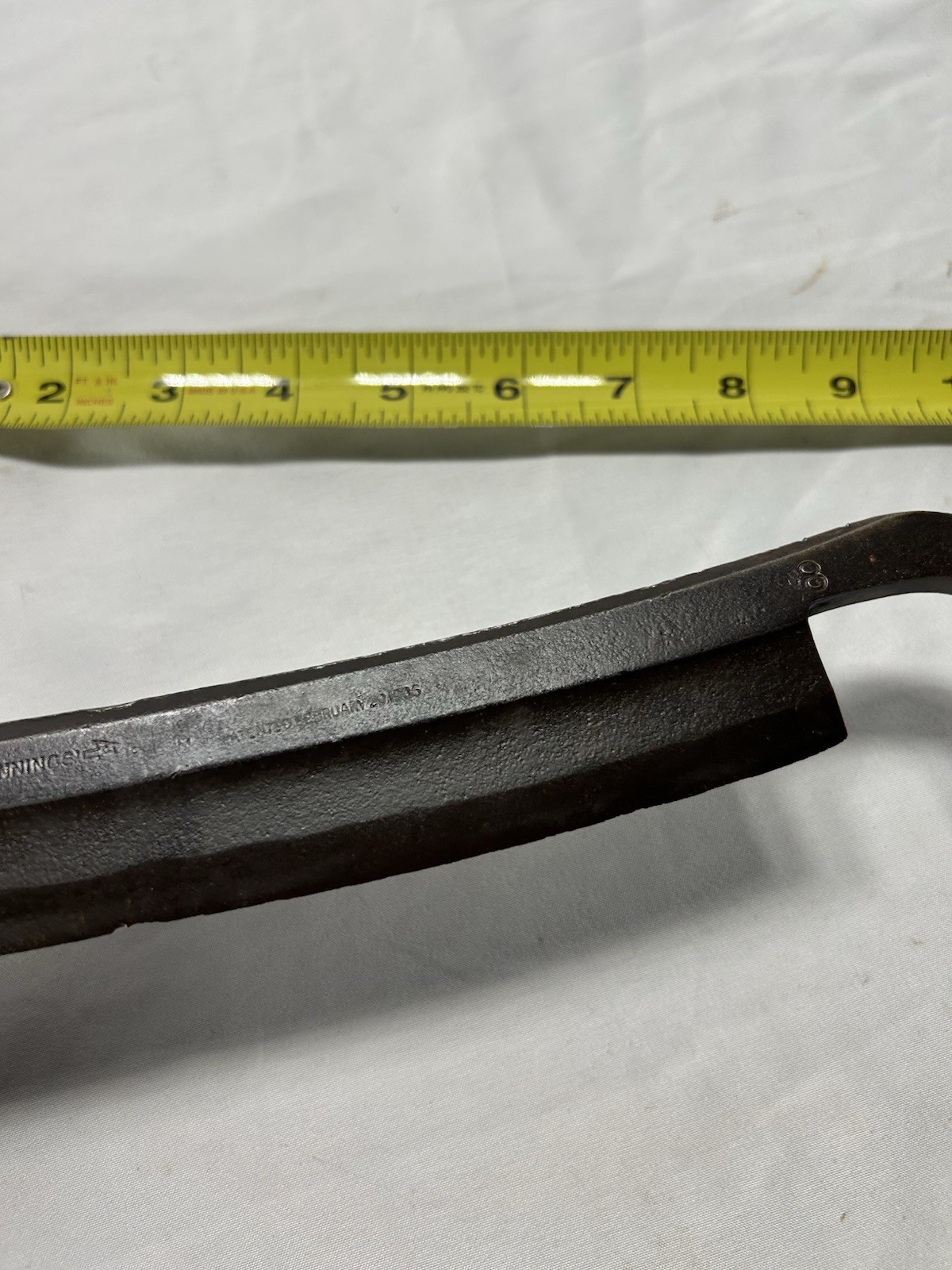 VINTAGE C. E. JENNINGS FOLDING DRAW KNIFE – 8” EDGE