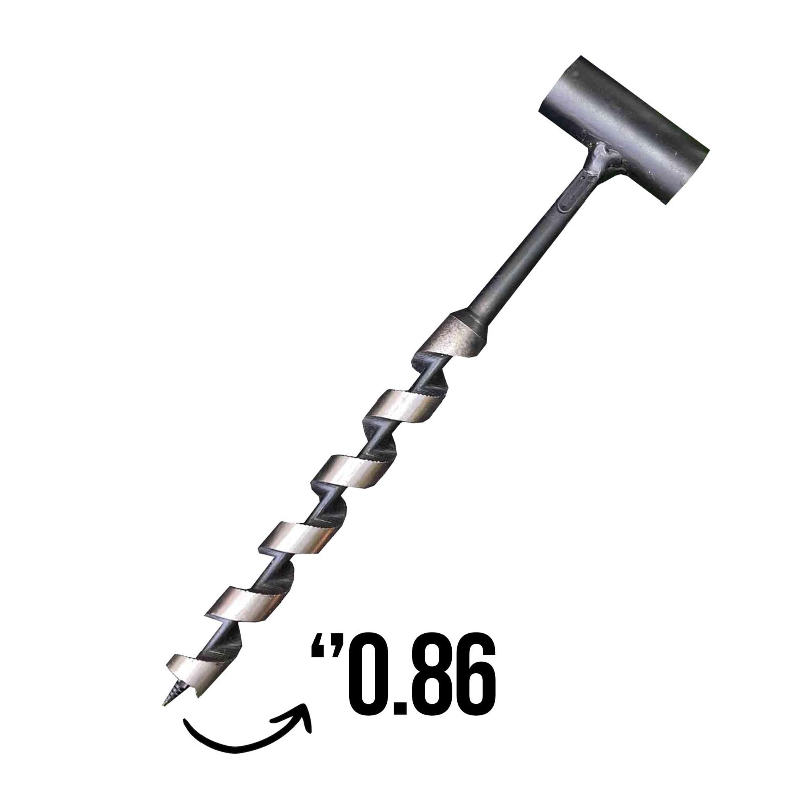 Scotch Hand Auger Wood Drill-Scotch Eye Survival Tools (0.86″ Drilling Diameter)