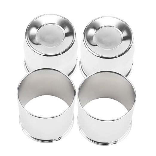 4Pcs 4.25inch Trailer Wheel 4.25″ OD (2 concave 2 open styles) Mirror Polished