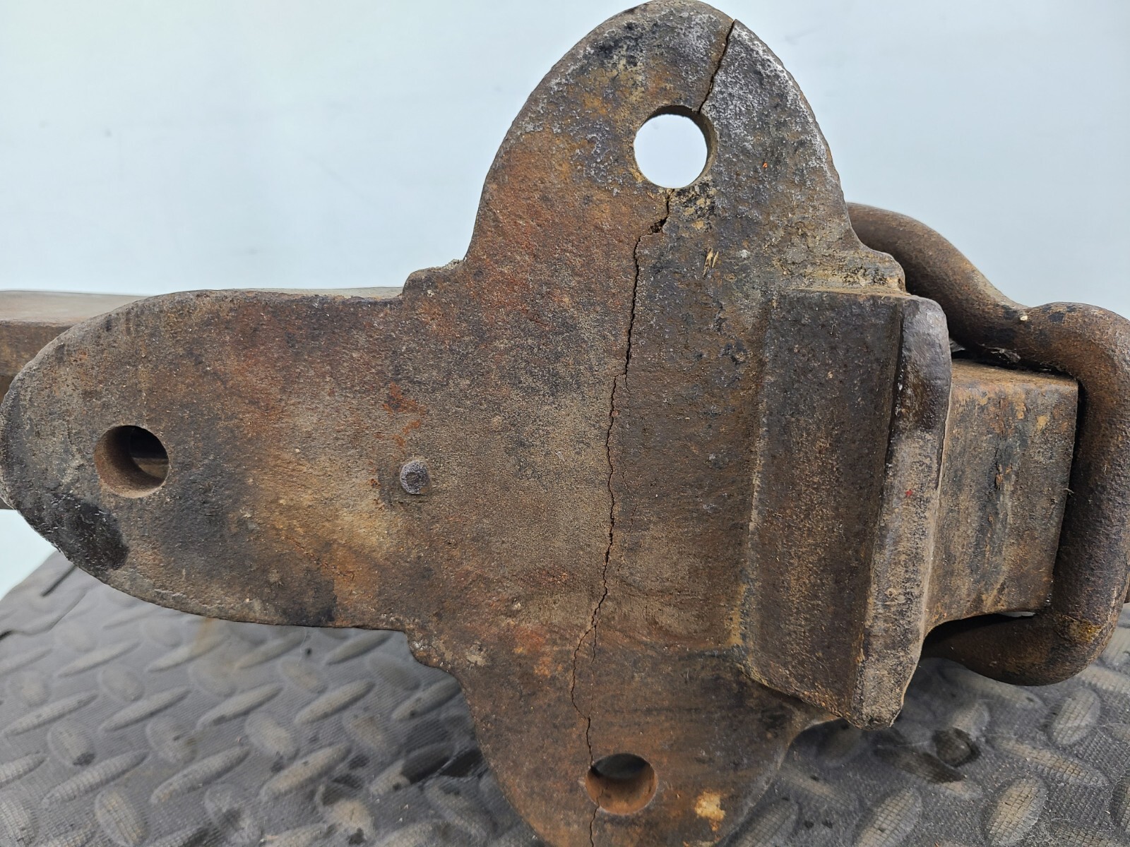 Vintage Prentiss Co. New York Bulldog Large Bench Vise Heavy Duty Tool (5″ Jaw)