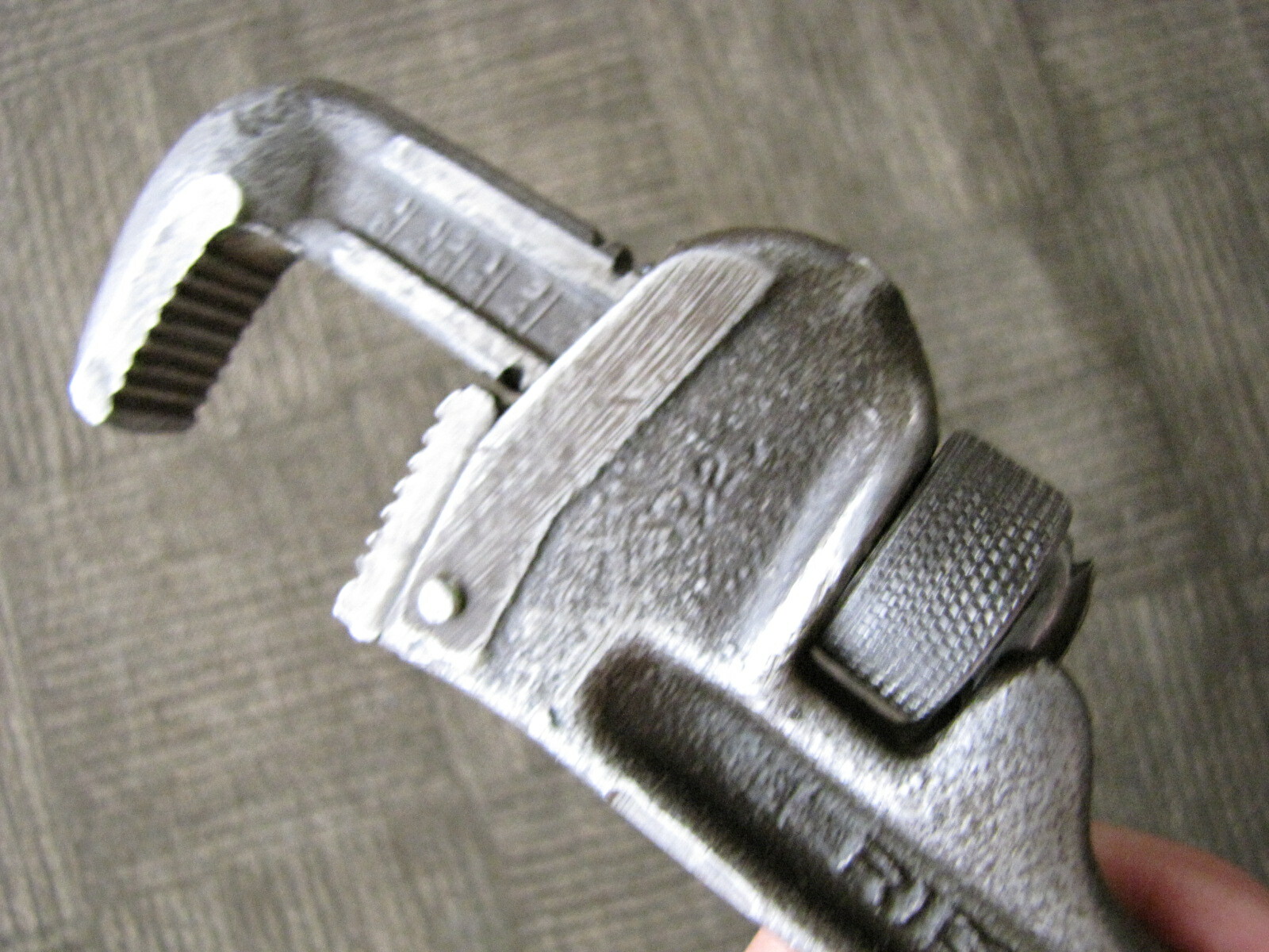 RIDGE Vintage 7 1/2″ Pipe Wrench – Clean Useable Pre Owned – Made in USA