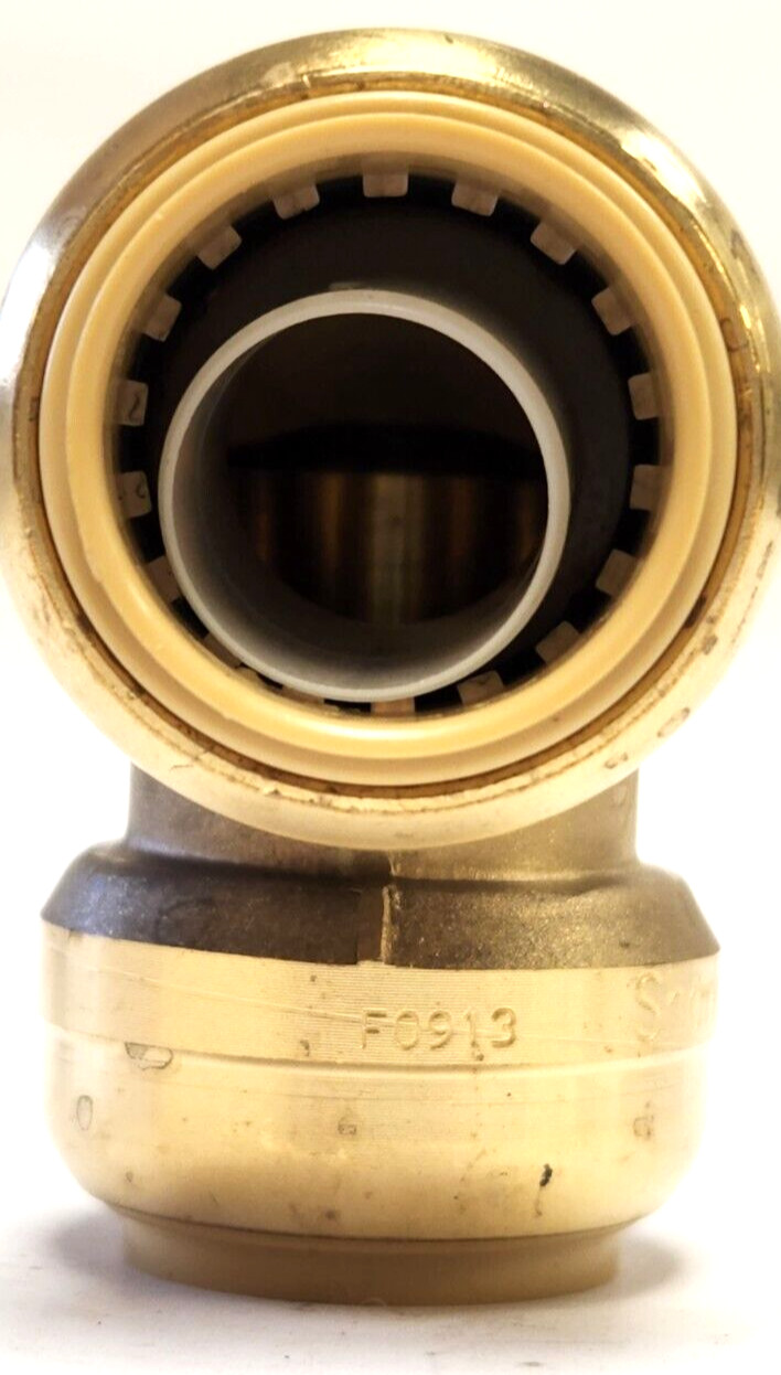SHARKBITE U256A BRASS ELBOW: 3/4 x 3/4″ U256A, PUSH-TO-CONNECT FITTING (NEW)