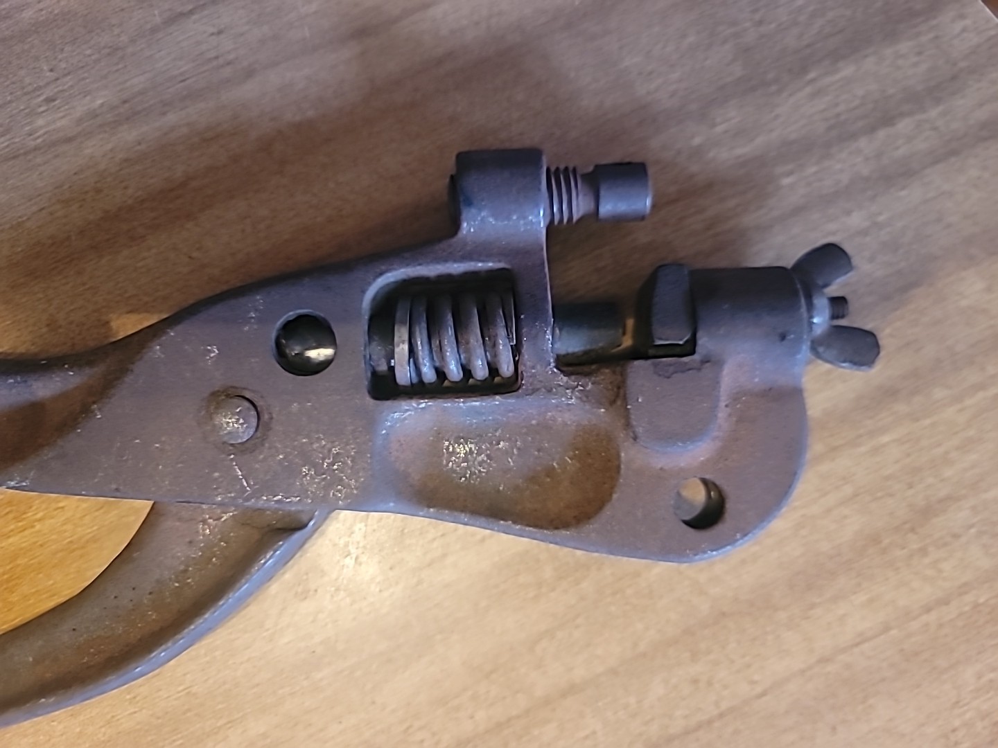 E.C. Stearns & Co. Cast Iron Adjustable SAW SET Tool 14.5″ Antique