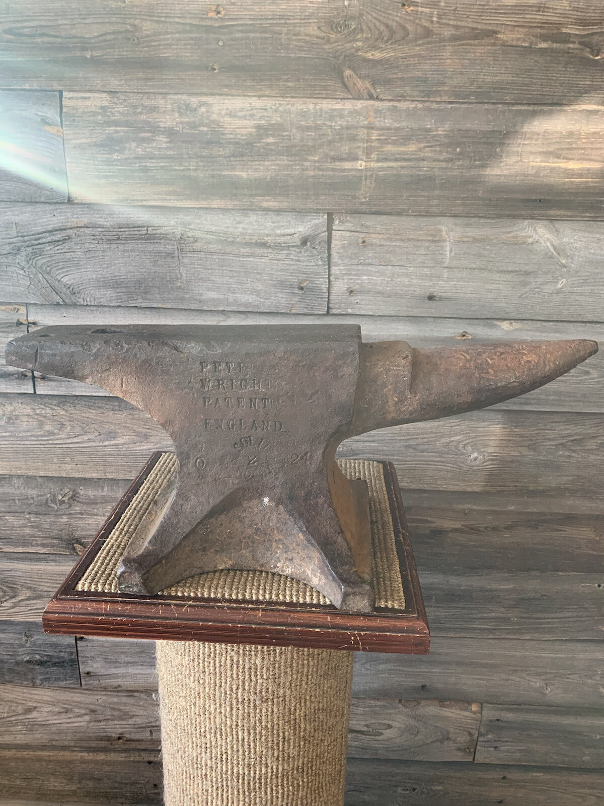 Vintage Peter Wright Blacksmith Anvil Blacksmithing Tool