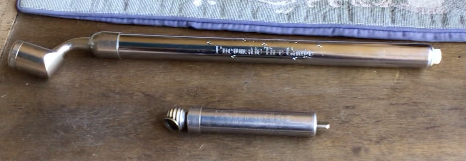 Vintage Dill Pneumatic Tire Gauge Large 10″ 7233 & Schrader Balloon Gauge Tested