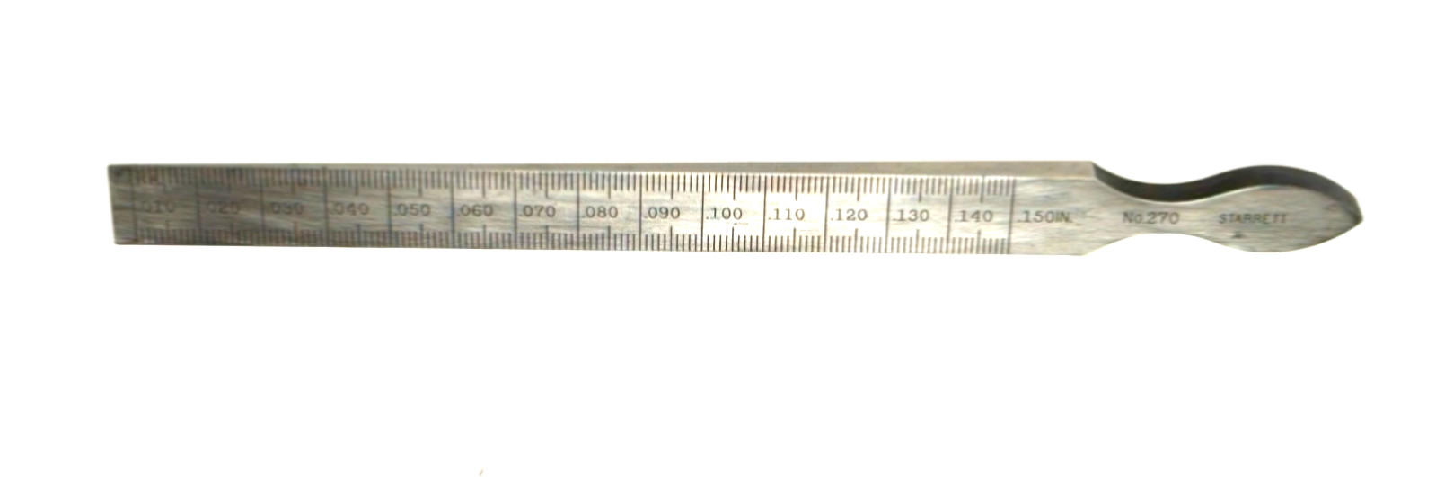 Vintage Starrett No. 270 Taper Gage 0.010″ – 0.150″ Machinist Measuring Tool USA
