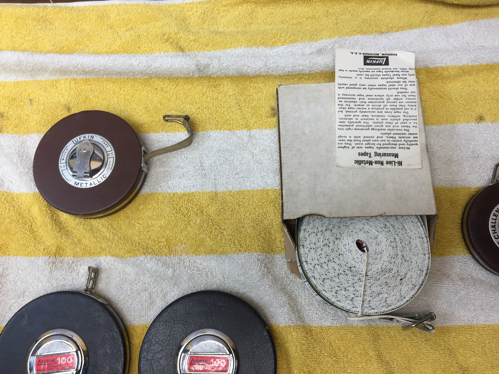 Vintage Lufkin Rule Co & Other Tape Measure lot free shipping