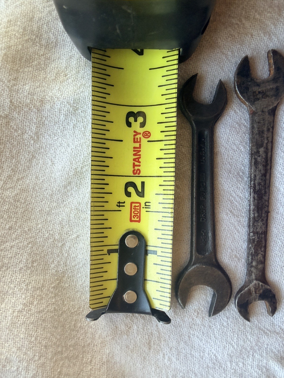Vintage Lot of 15 Various Sizes and Brands Double Open Ended Wrenches USED
