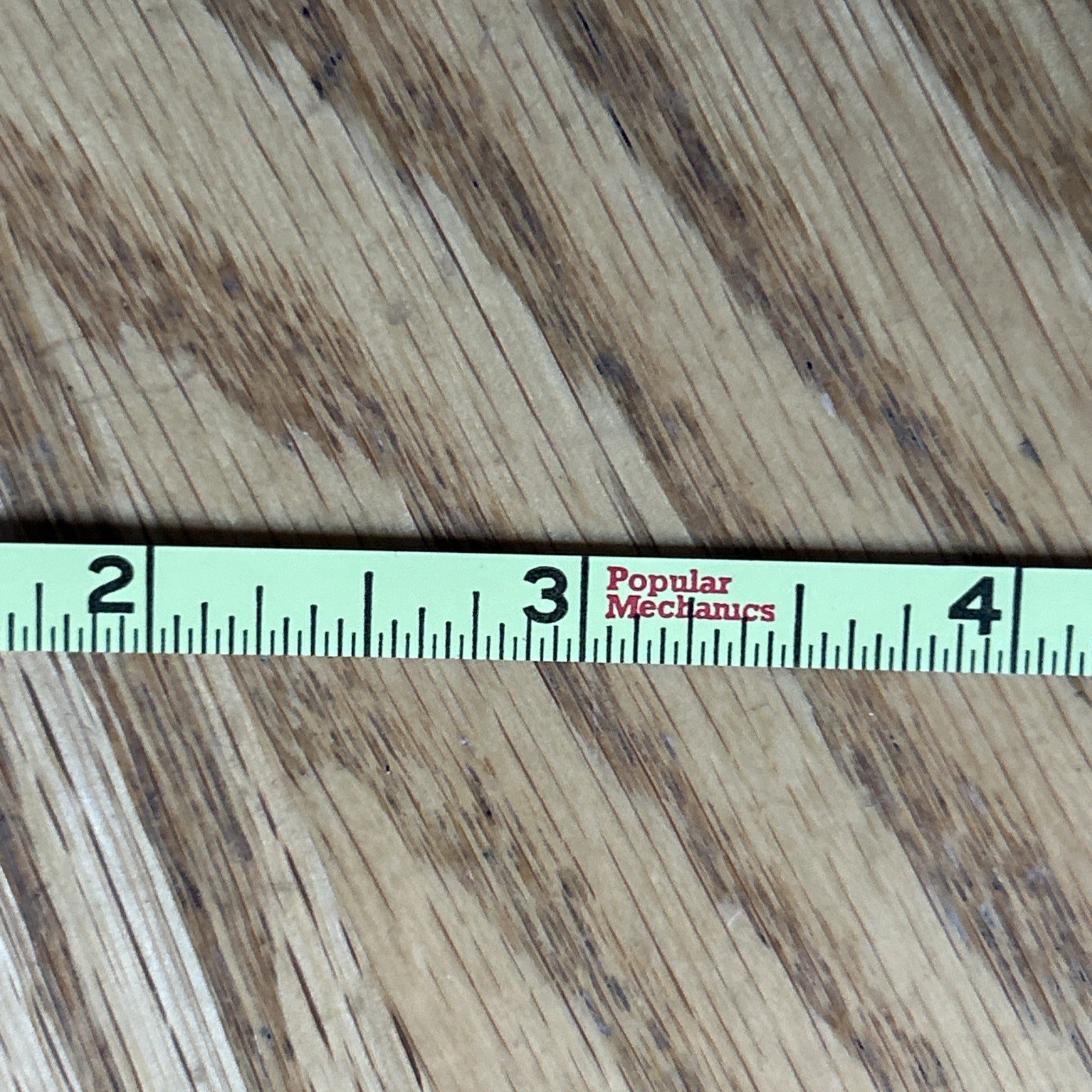 Vintage Popular Mechanics Tape Measure Advertising 1/4″x6′ USA Made Plastic Mini