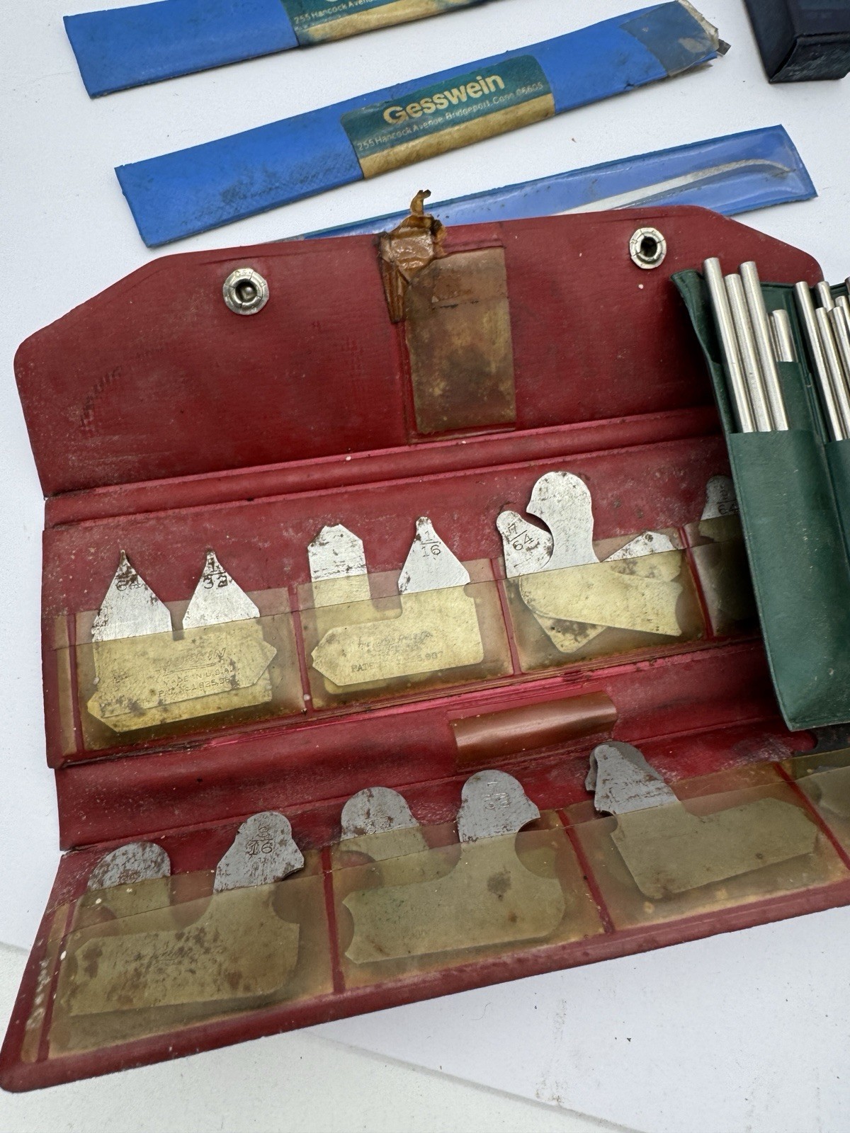 Vintage Machinist & Jeweler Tool Lot – Gesswein Abrasives, Lenox Swiss Files