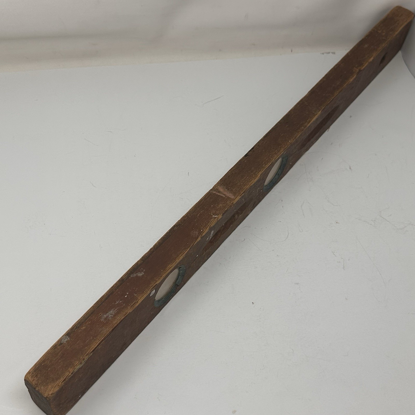 Stanley 24″ Wood Level #347 Vintage Tool w/ 2 Blue Seals