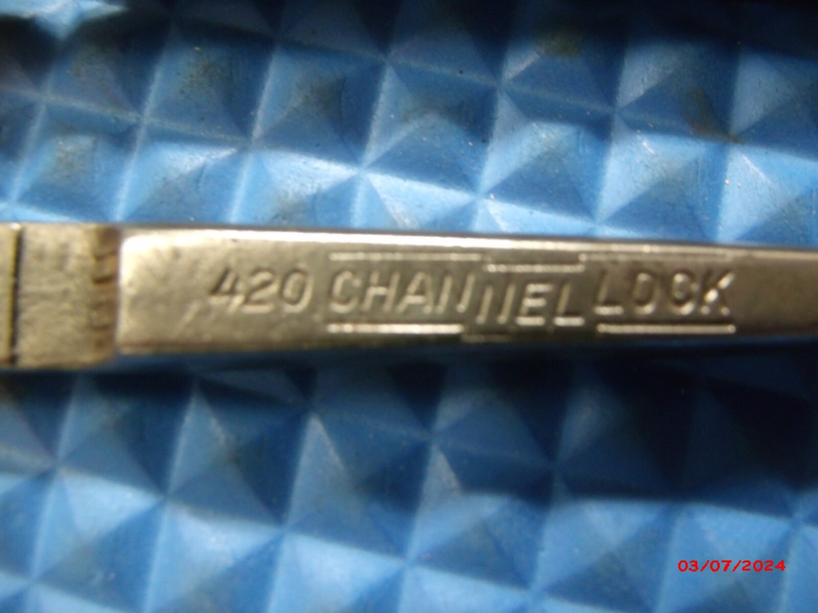 VINT. RARE CHAMPION DEARMENT USA #420 CHANNELLOCK 5 POSITION GROOVE JOINT PLIERS