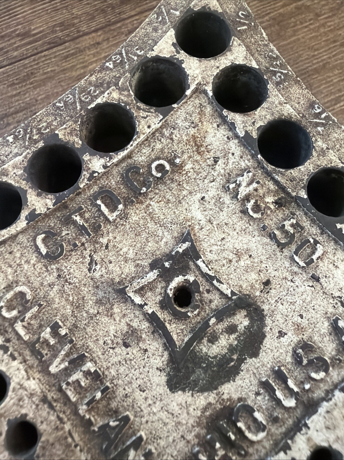 Cleveland C.T.D. Co No 50 Twist Drill Bit Holder Index Ohio USA Free Ship.