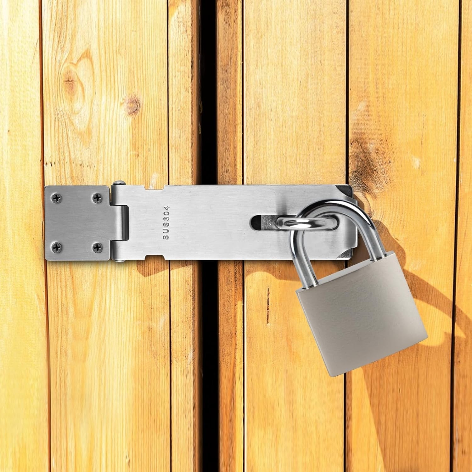 Sturdy 5-Inch Padlock with Key – Versatile and Reliable Door Security Solution