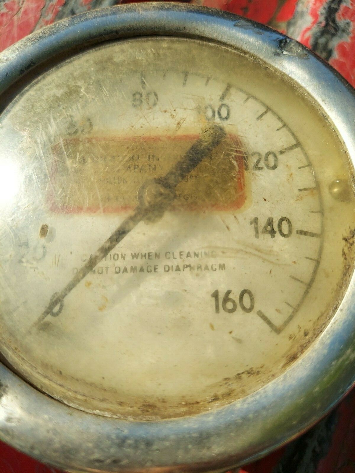 Anderson Instrument Company Fulton Ille New York 160 Pound Brass Gauge check pic