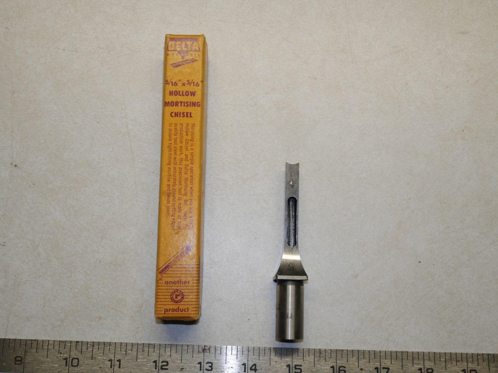Delta Rockwell 17-913 5/16×5/16 Hollow Mortising Chisel